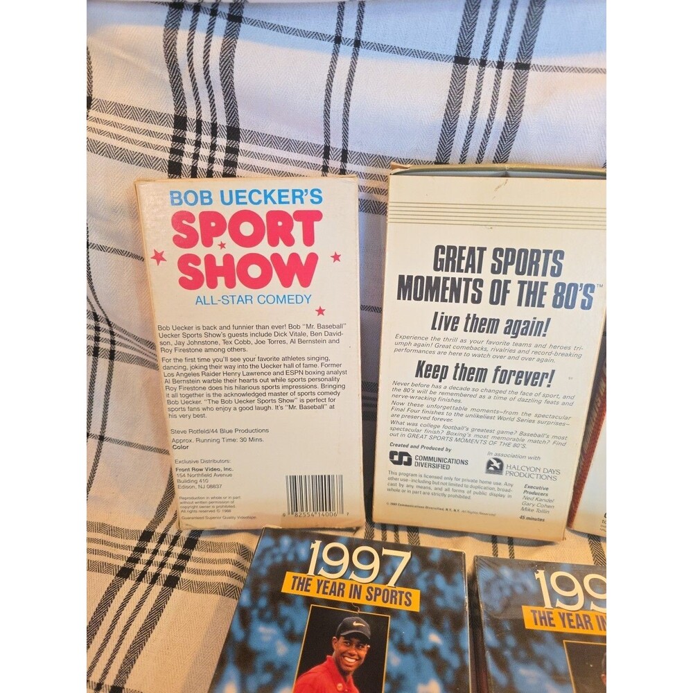 Bob Uecker Sports VHS Tapes Great Moments Basketball‎ Sports Illustrated 80s 90s - Picture 6 of 9